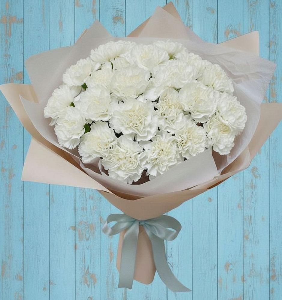 Букет цветов из: Гвоздики в Янталь