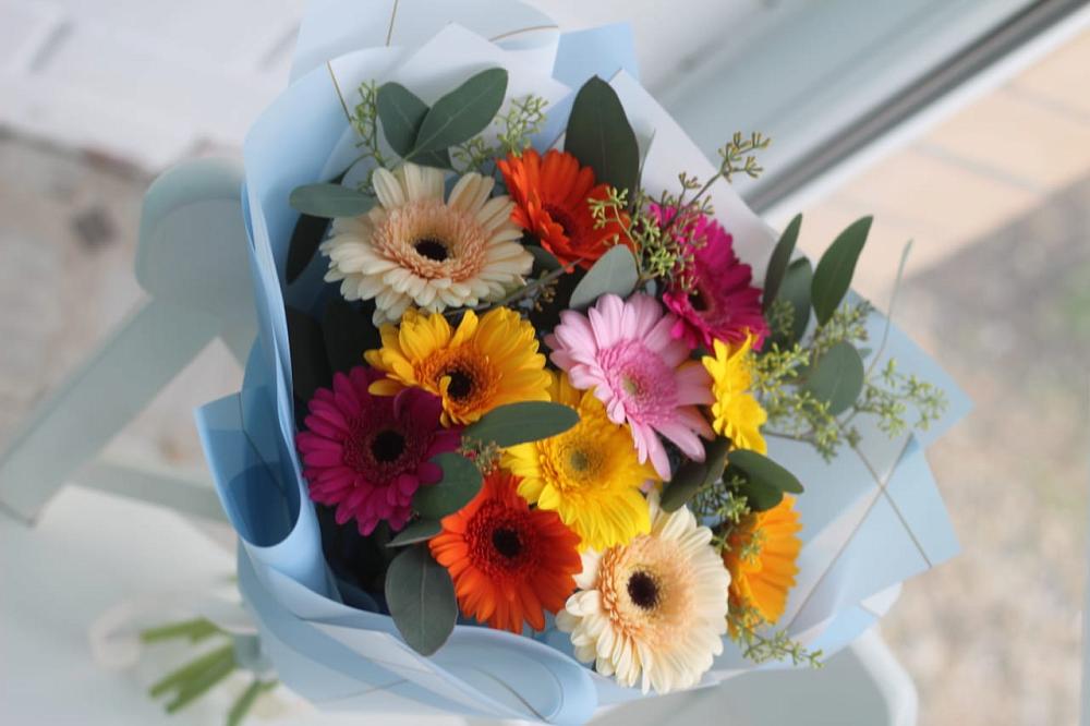 Букет цветов из: Герберы в Янталь