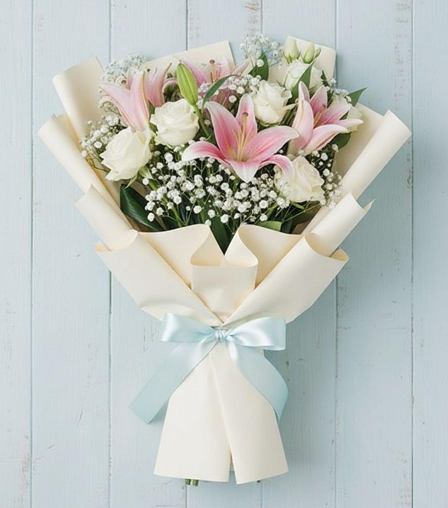 Букет цветов из: Лилии в Янталь