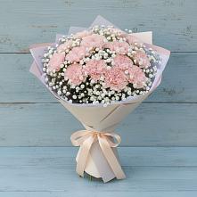 Букет цветов из:  Гвоздики в Янталь