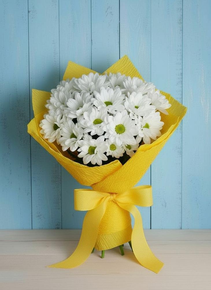 Букет цветов из: Хризантемы в Янталь