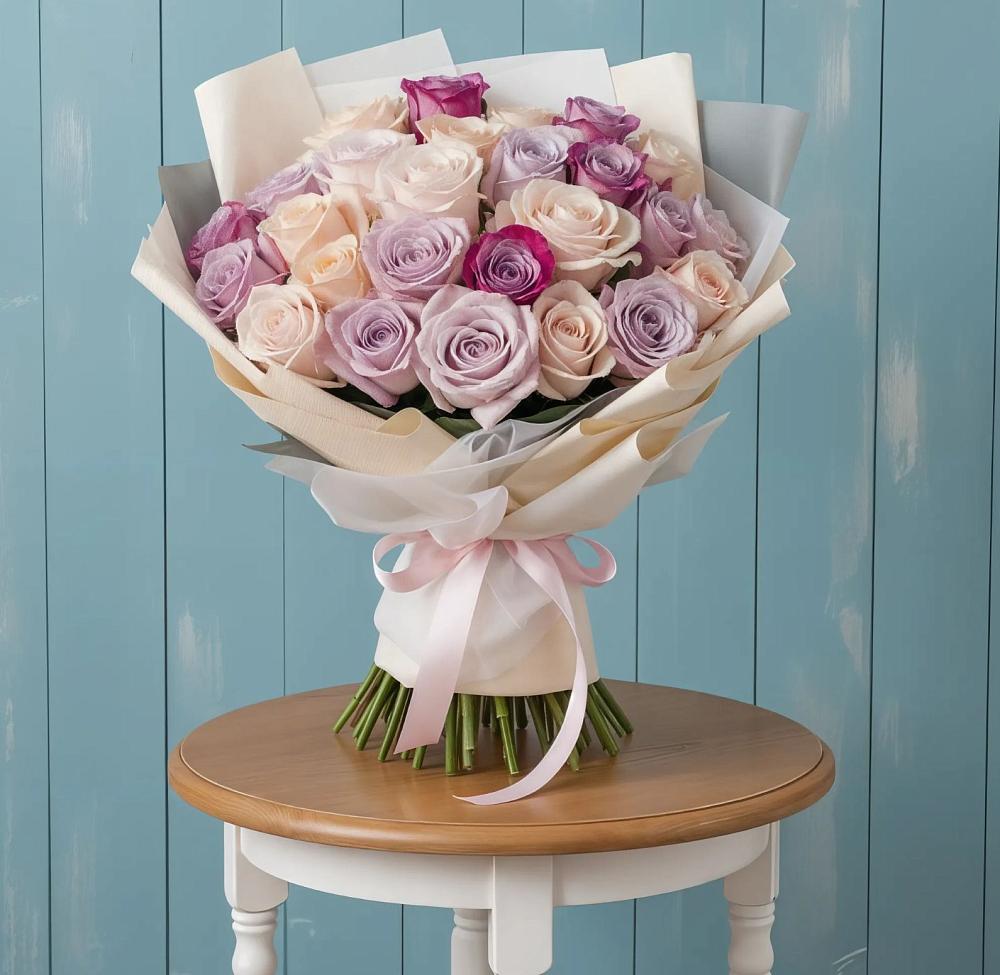 Букет цветов из: Розы в Янталь