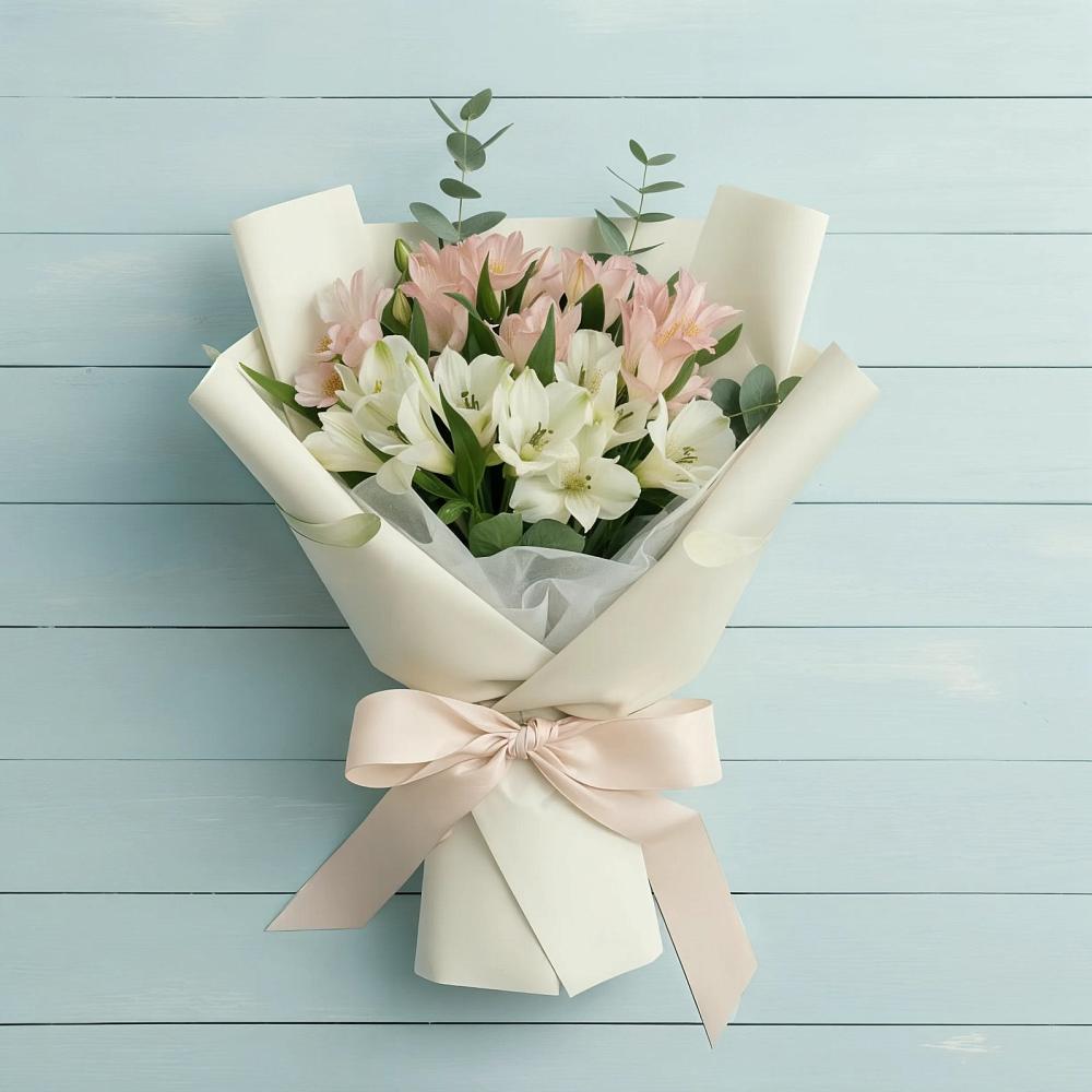 Букет цветов из: Альстромерии в Янталь