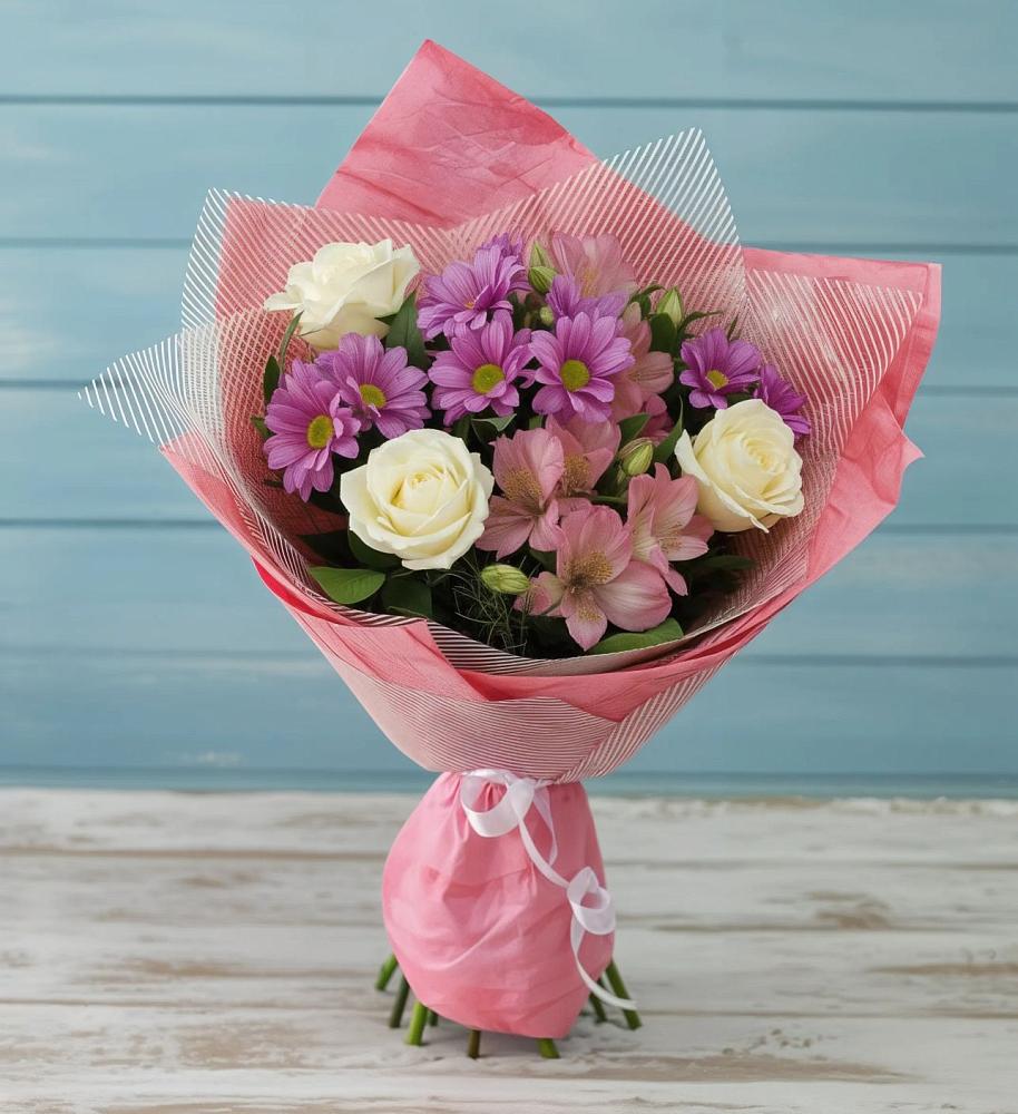 Букет цветов из: Герберы в Янталь