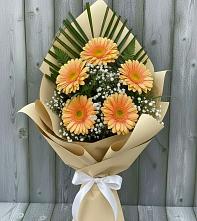 Букет цветов из:  Герберы #REPLACE_PRED# Янталь